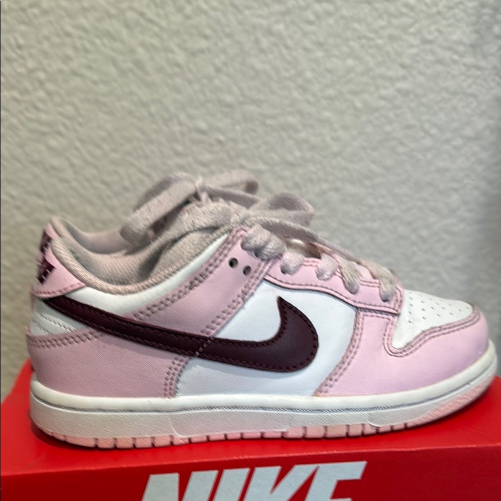 Nike Dunk Low Pink/Red/White ‘Valentine’s Day’ (PS) - Picture 4 of 7